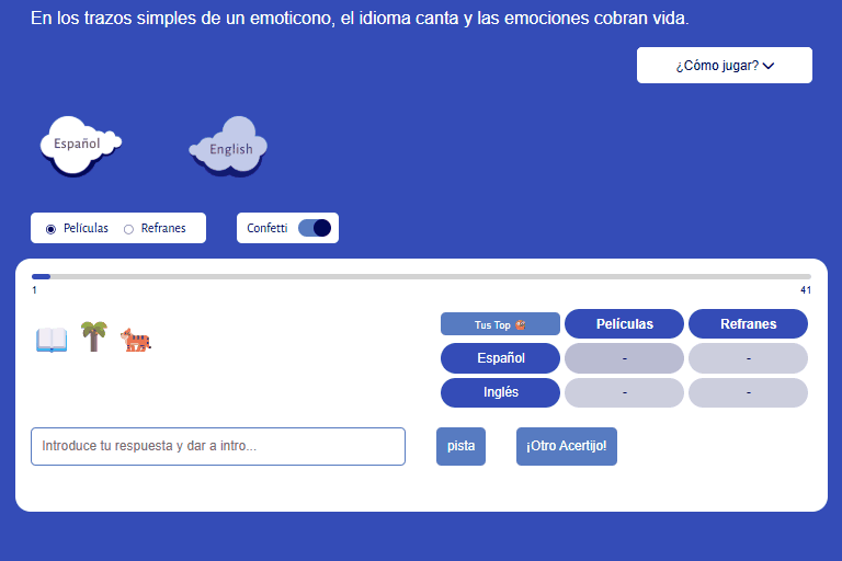 Enriquece el lenguaje con acertijos de emoticonos